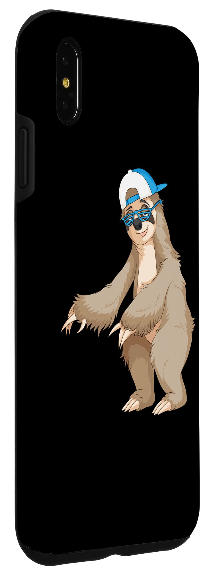 Funny iPhone XS Max Case with Cool Sloth Floss Dance Design - Perfect Gift for Slow Flosser Fans & Dance Lovers | Great for Parties, Gag Gifts & Everyday Use