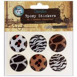 Amber Romance Epoxy Bottle Cap Stickers (Set of 6) - DIY Beer, Wine & Homebrew Bottle Sealing Decals for Crafting & Gifts