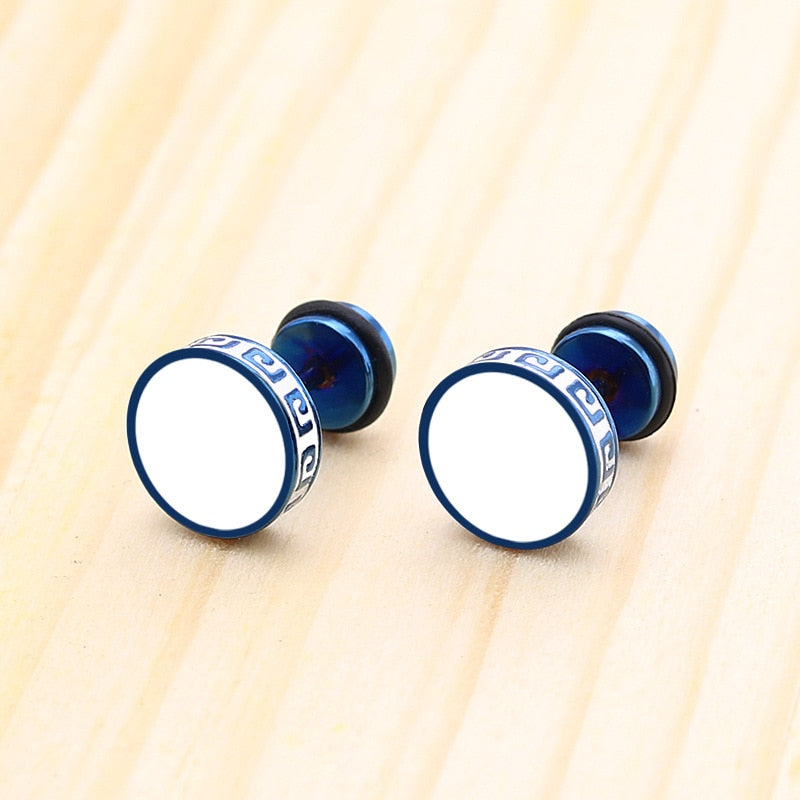 Vintage Round Stud Earrings for Women - Classic & Stylish Jewelry for Everyday Wear, Parties & Gifts
