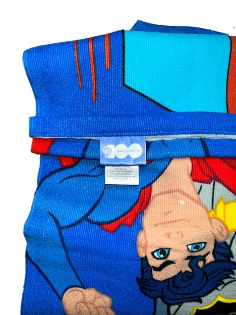Justice League Microfiber Towel Set - Flash, Batman, Superman & Cyborg - Super Absorbent Quick Dry Gym & Sports Towel for Workout, Travel & Home Use