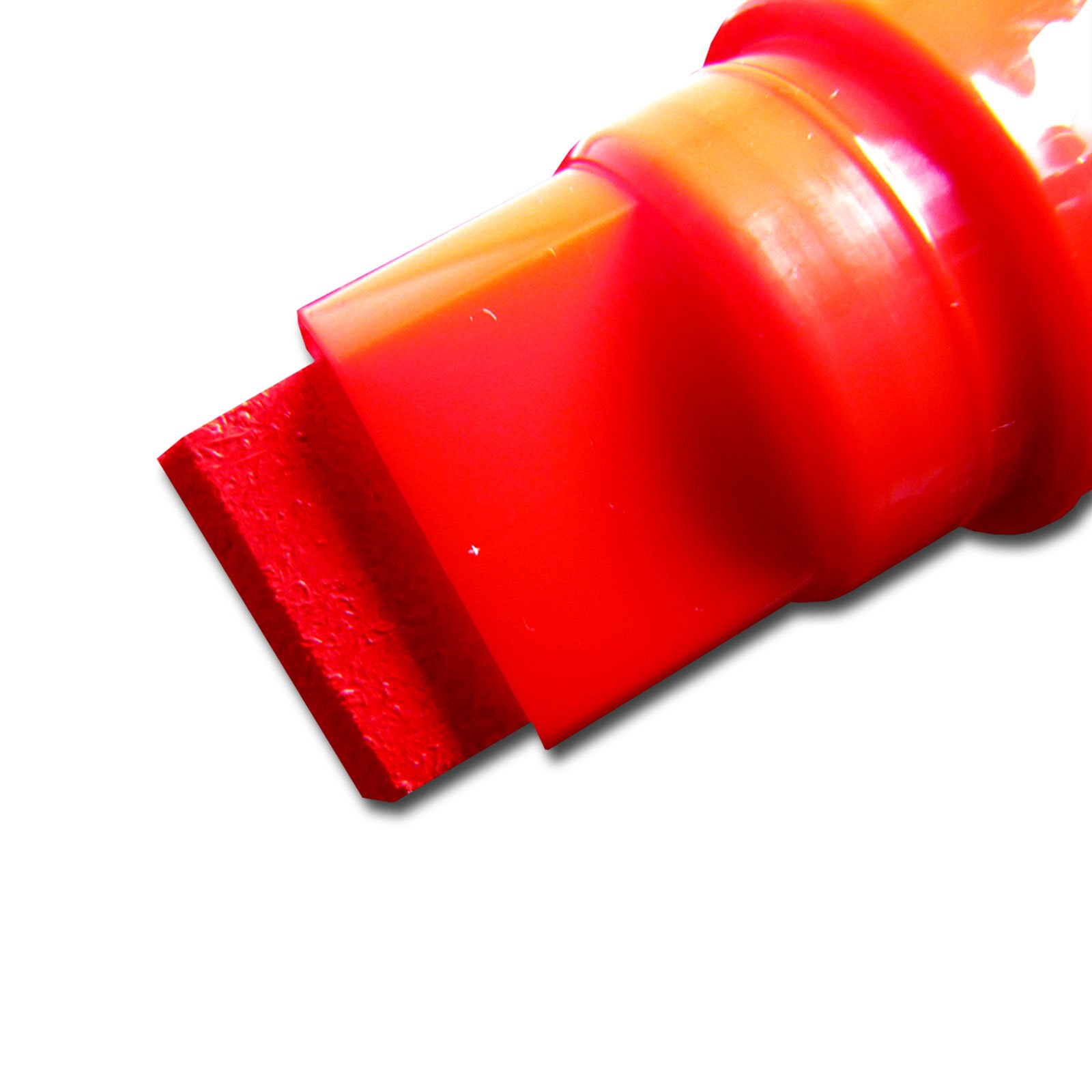 Neomarker Large Waterproof Permanent Marker - Broad Tip Red Ink for Outdoor Signs, Labeling & Industrial Use