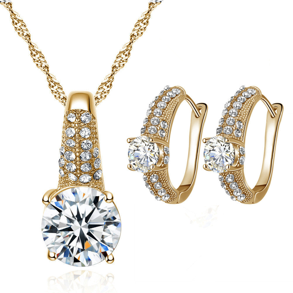 Elegant Bridal Jewelry Set - Necklace & Earrings for Wedding, Engagement, and Special Occasions