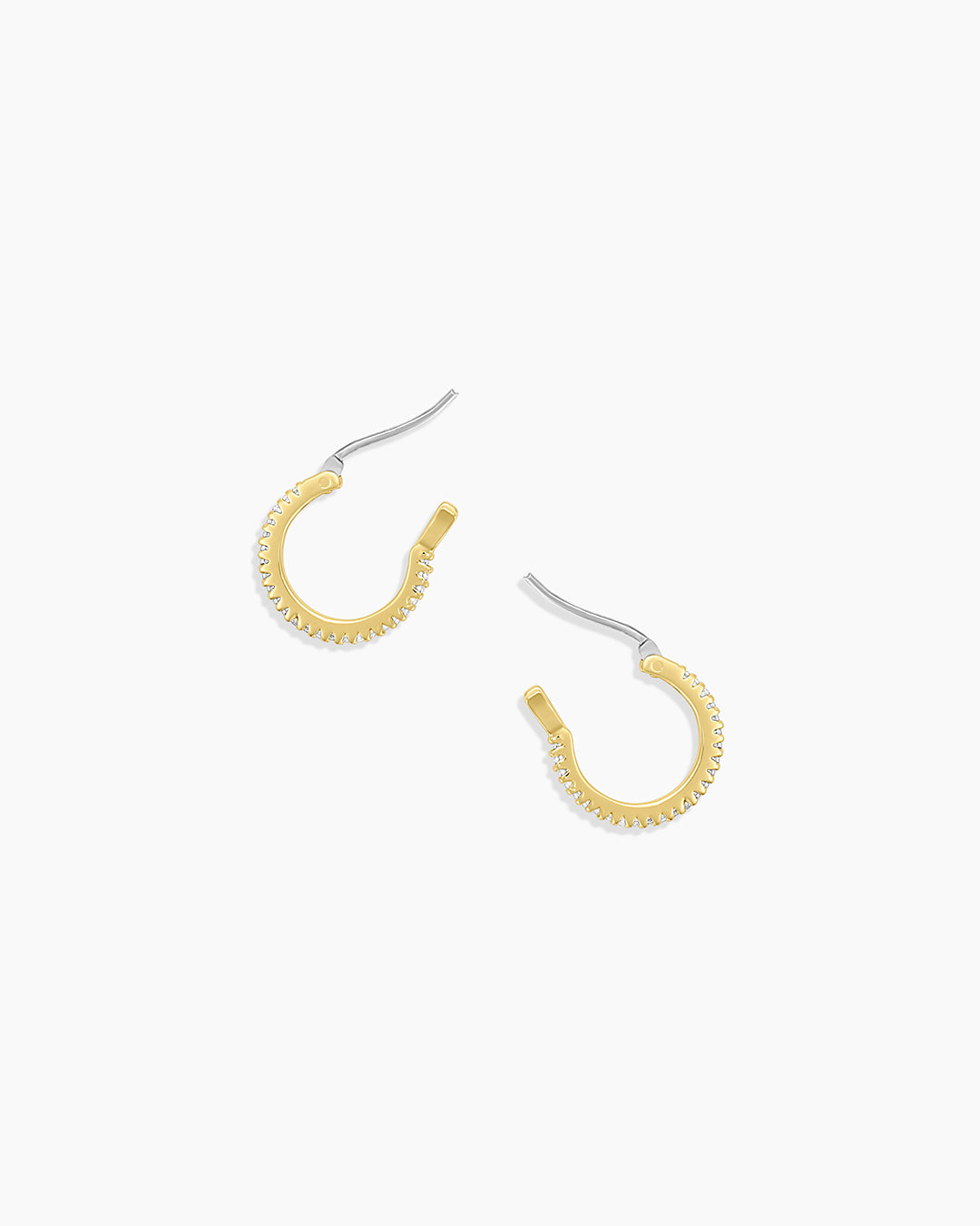 Madison Shimmer Huggies Earrings - Dainty & Elegant Hoop Earrings for Women - Perfect for Parties, Weddings & Everyday Wear