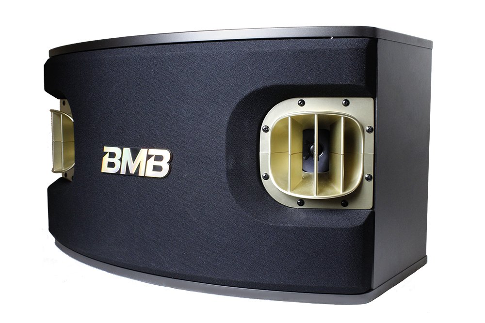 BMB CSV-900 1200W 12 Inch 3-Way Bass Reflex PA Speakers (Pair) with 2 Heavy Duty Adjustable Tripod Stands - Perfect for DJ, Live Music, Karaoke & Events