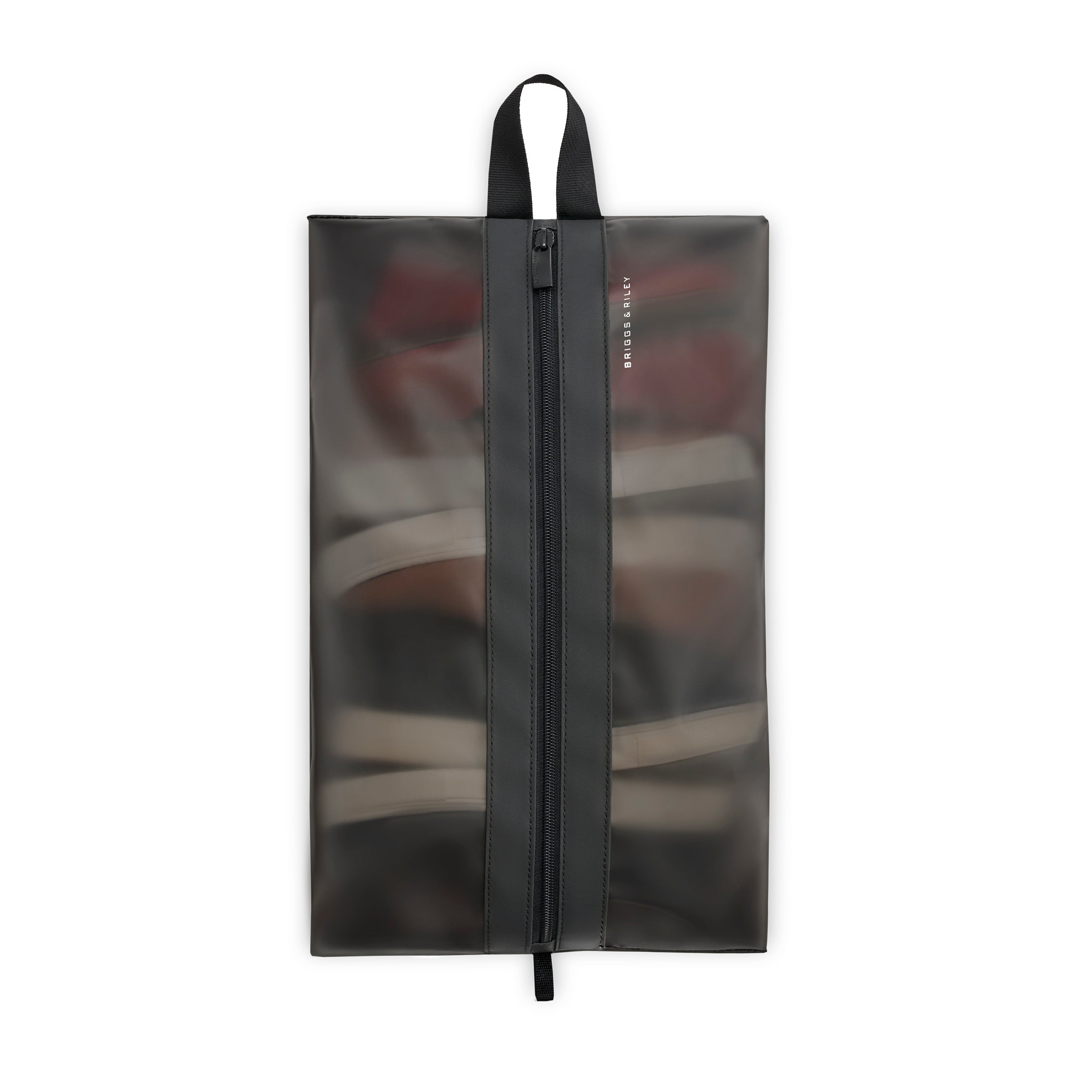 Briggs & Riley Translucent Shoe Pouch for Travel - Waterproof Shoe Bag Organizer for Suitcase, Gym & Airplane Carry-On (Perfect for Sneakers, Heels & Sandals)
