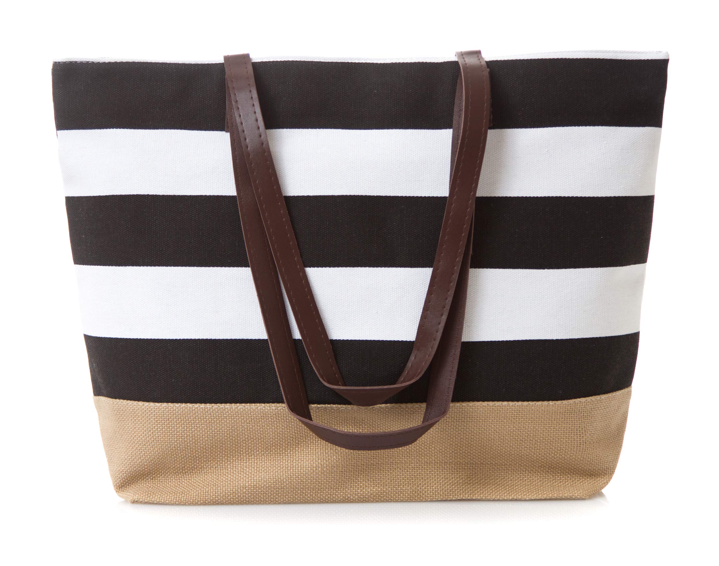 Waterproof Travel Tote Bag for Women - Lightweight Beach Bag with Pockets - Perfect for Shopping, Gym, Work & Vacation