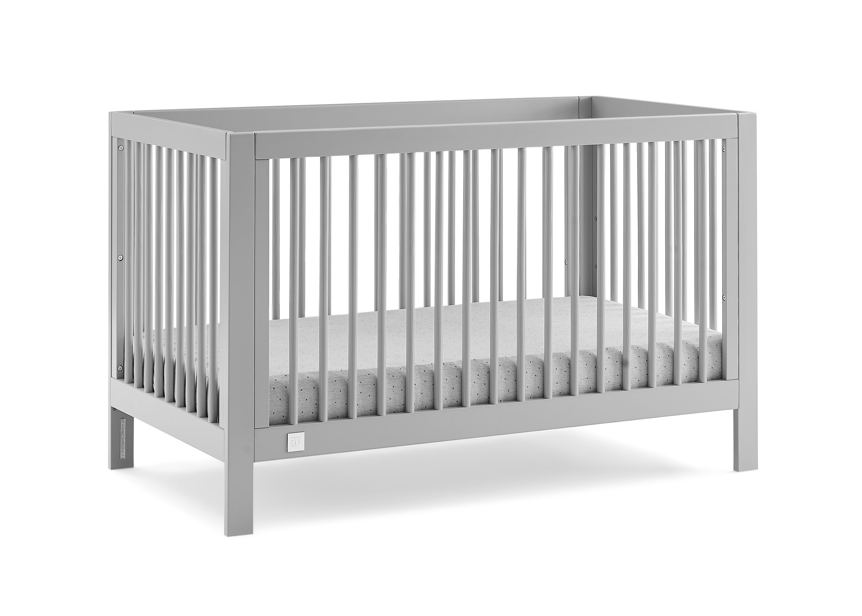 BabyGap Charlie 6-in-1 Convertible Crib - Grow with Your Child from Newborn to Toddler | Safe Nursery Furniture for Modern Baby Rooms