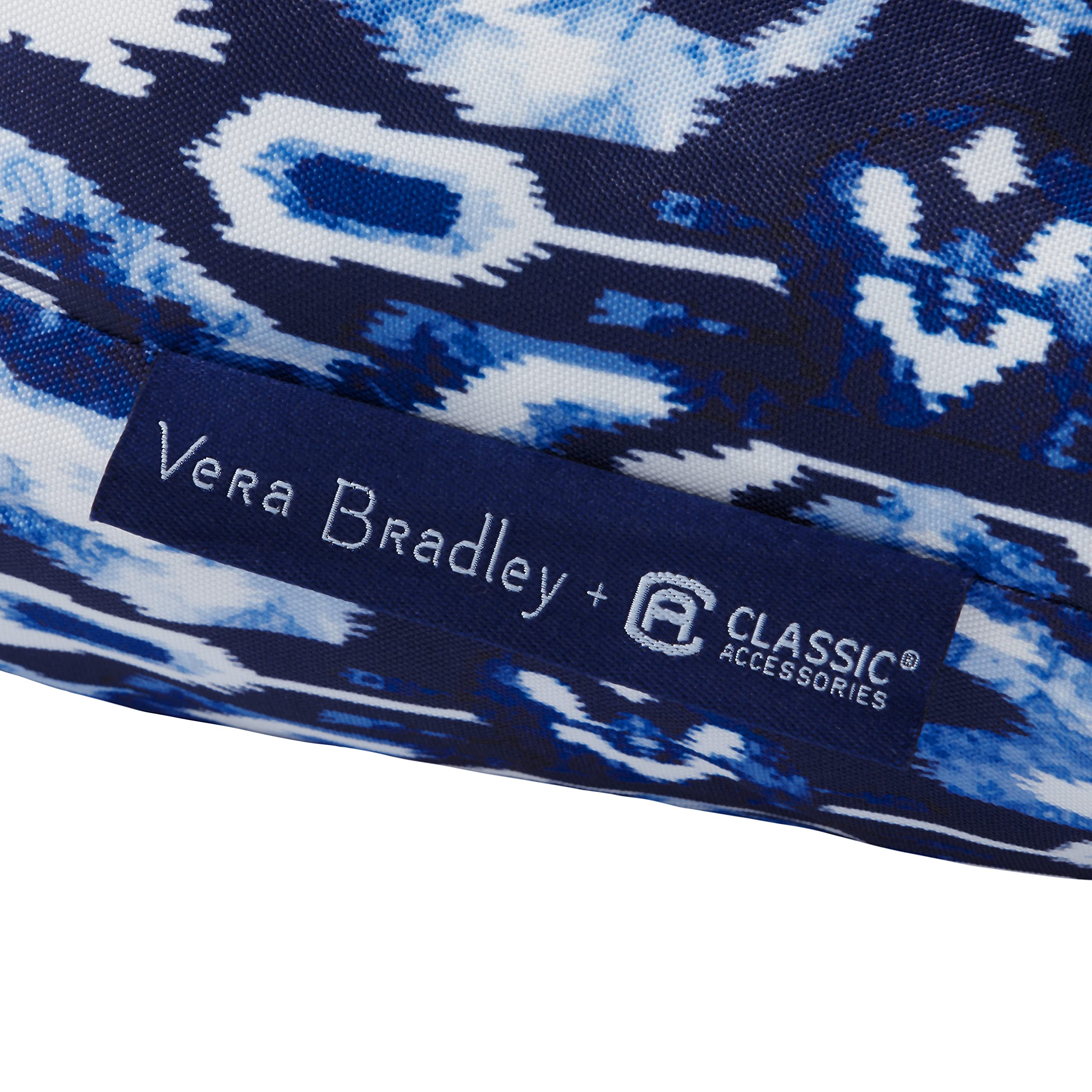 Vera Bradley Water-Resistant Patio Bench Cushion 54 x 18 x 3 Inch - Ikat Island Pattern Outdoor Furniture Cushion for Garden, Deck, Porch & Poolside Seating