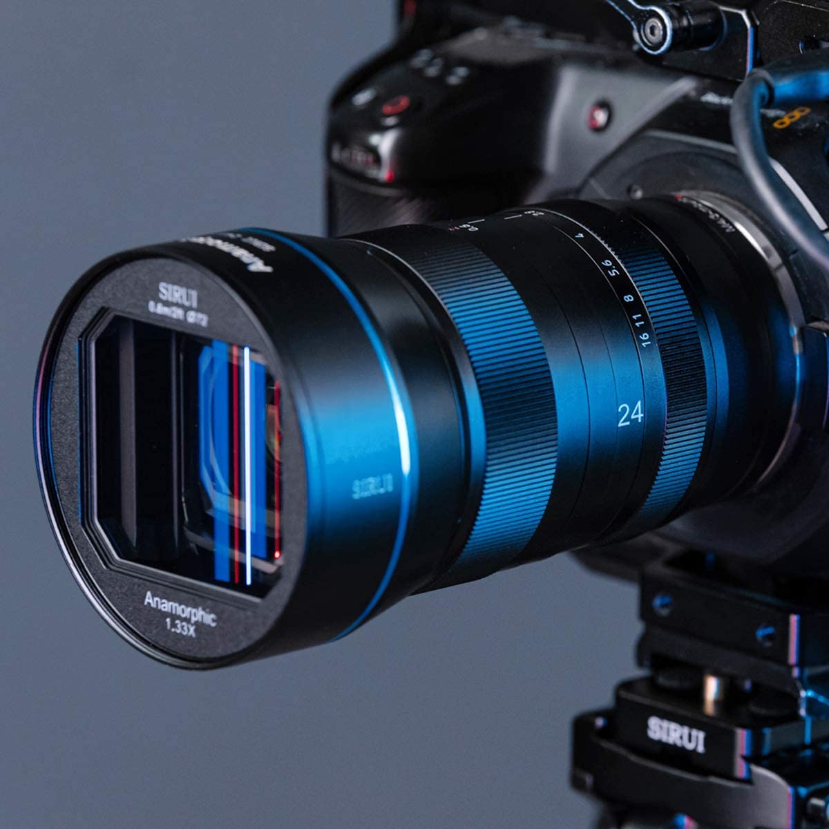 SIRUI 24mm S35 Anamorphic Cinema Lens F2.8 1.33X for Canon RF Mount - Wide Angle Prime Lens for Filmmaking, Vlogging & Cinematic Video Production