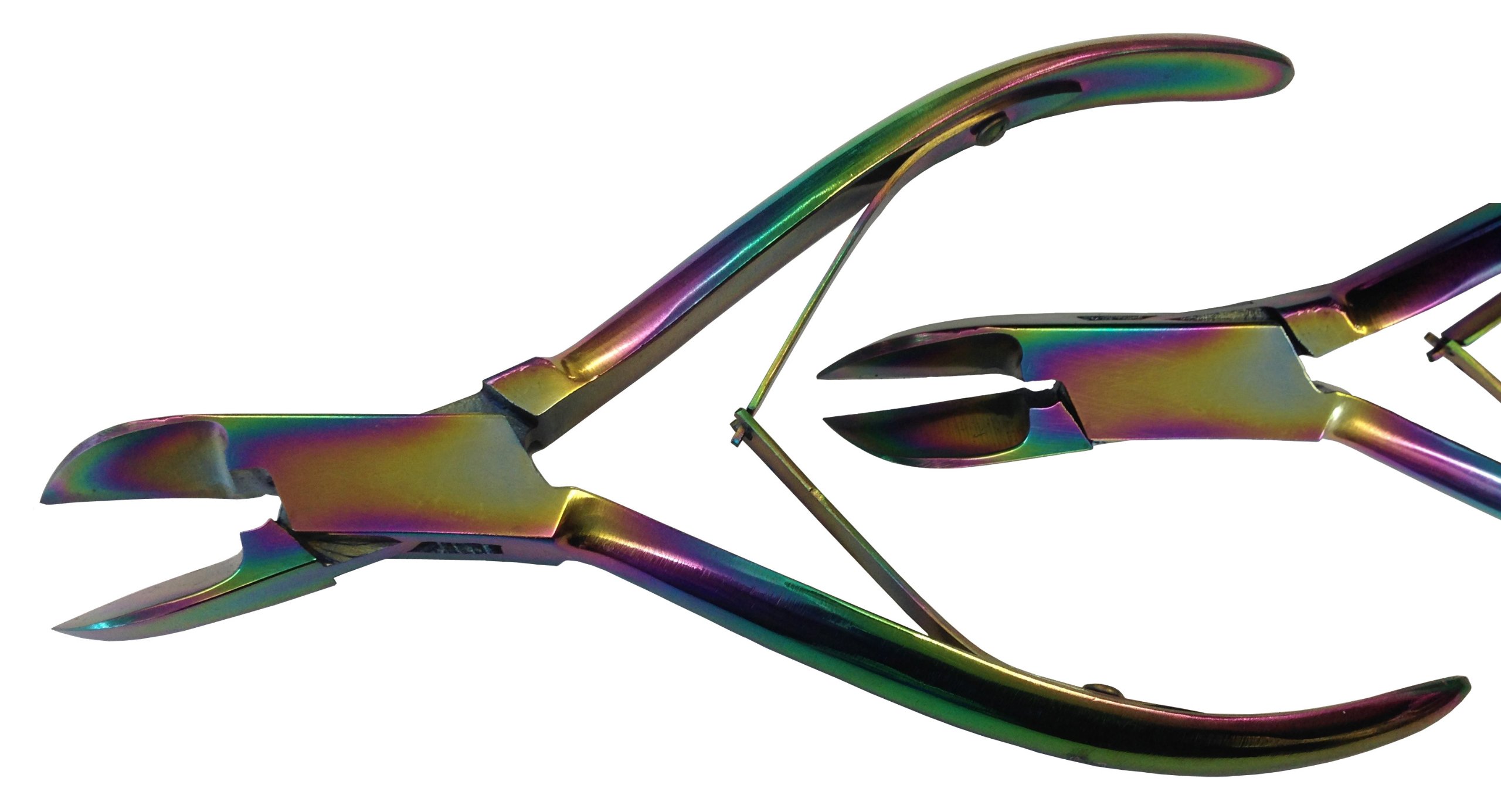 Sandbros Professional Stainless Steel Toenail Clippers for Thick & Ingrown Nails - Heavy Duty 14CM Titanium Coated Nail Nipper & Cutter - Perfect for Pedicures, Home Grooming & Diabetic Foot Care