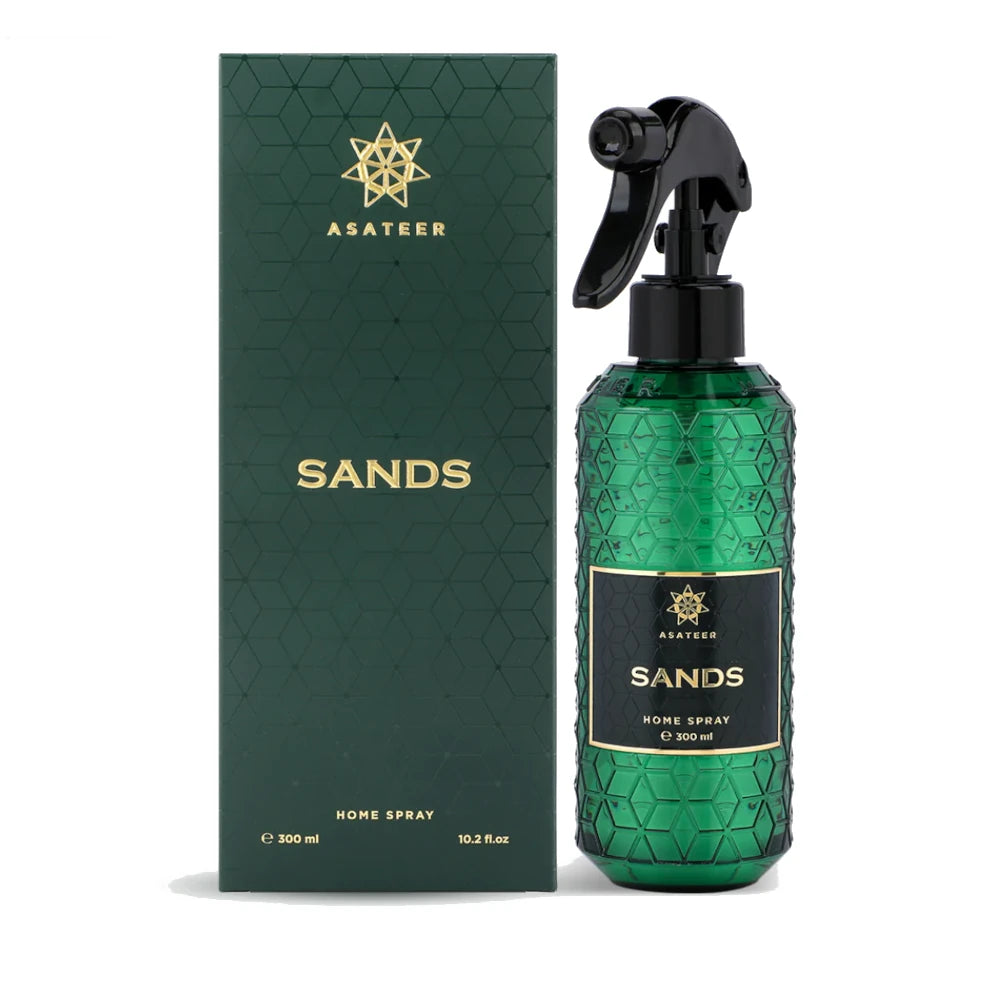 Sands Home Spray 300ml - Natural Air Freshener & Odor Eliminator for Home, Car, Office - Refreshing Scent for Everyday Use