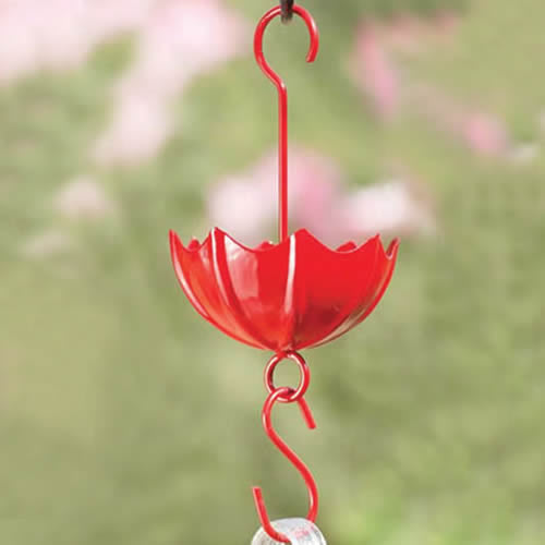 Red Umbrella Ant Moat - Effective Ant Barrier for Hummingbird Feeders & Outdoor Use | Garden, Patio & Deck Protection