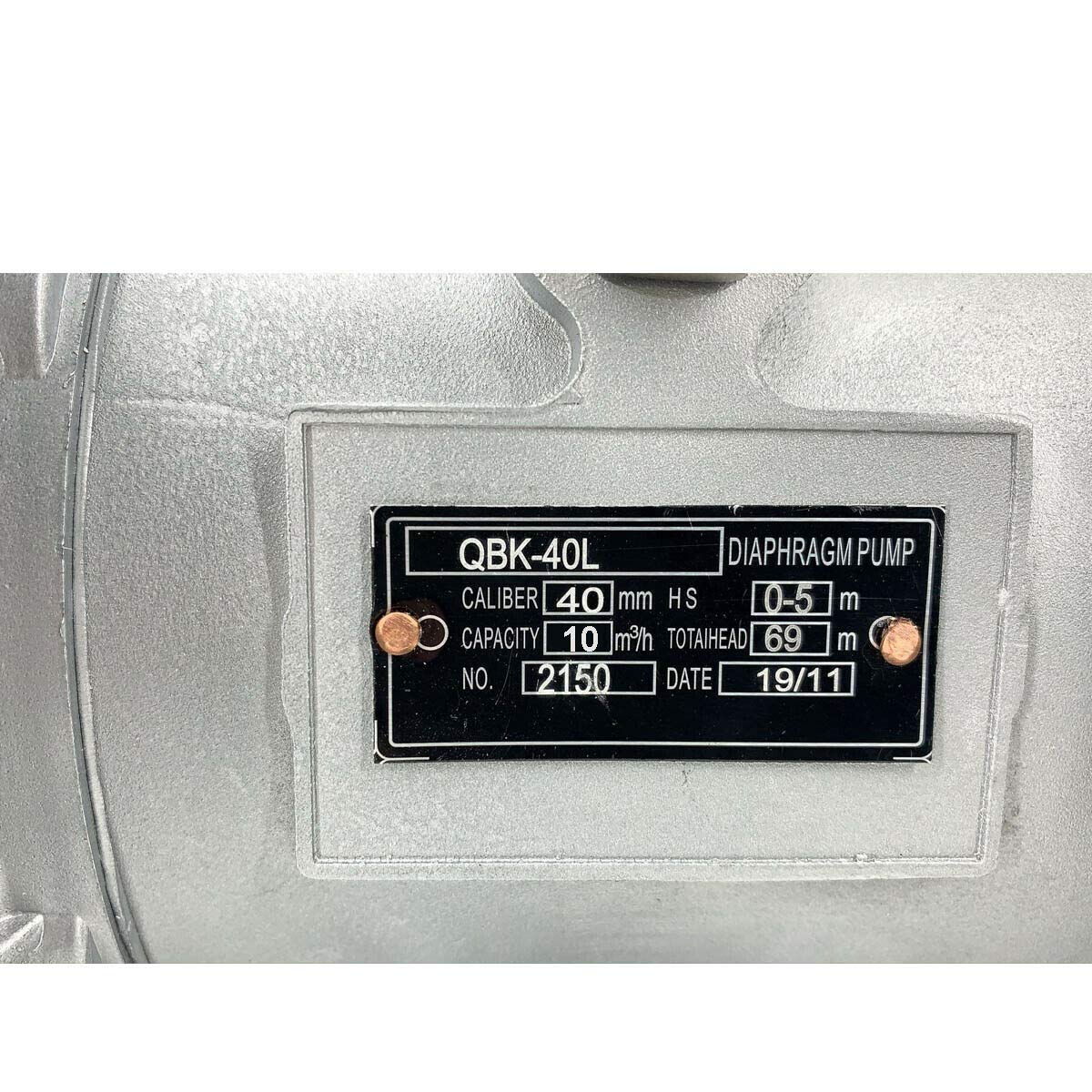 1.5 Inch Double Diaphragm Pump - 44GPM Air Operated Diaphragm Pump, Aluminum Alloy Construction for Low Viscosity Fluids - Ideal for Diesel, Kerosene & Waste Oil Transfer in Industrial, Agricultural and Marine Applications