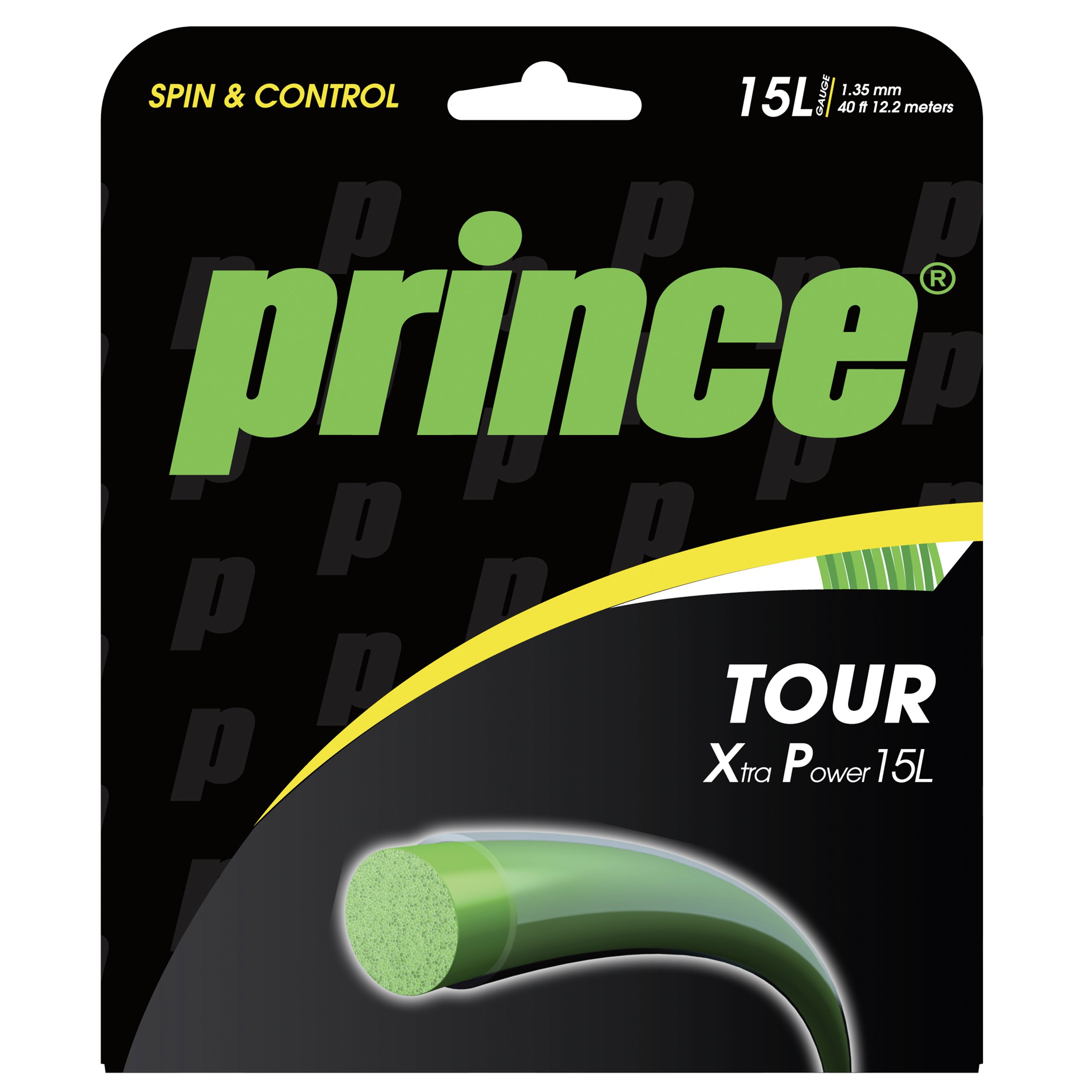 Prince Tour XP Tennis String Set - High Performance, Durability & Control for Competitive Play | Perfect for Hard Courts & All-Weather Conditions