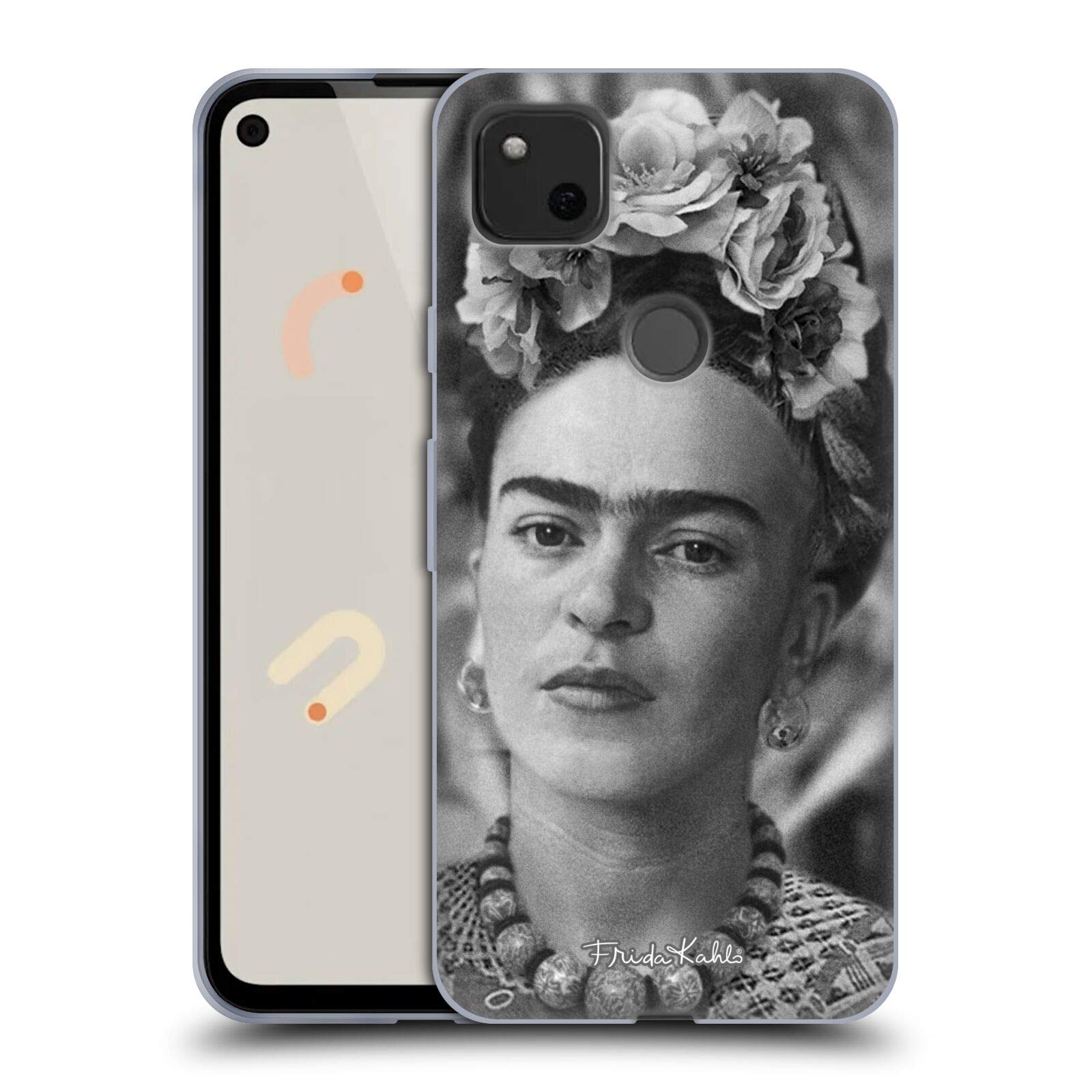 Frida Kahlo Floral Case for Google Pixel 4a - Artistic Phone Cover for Daily Use