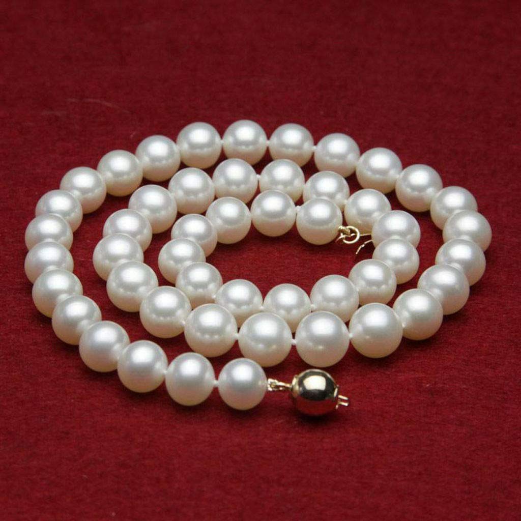 Natural 6-7mm White Freshwater Pearl Beads for DIY Jewelry Making - 18