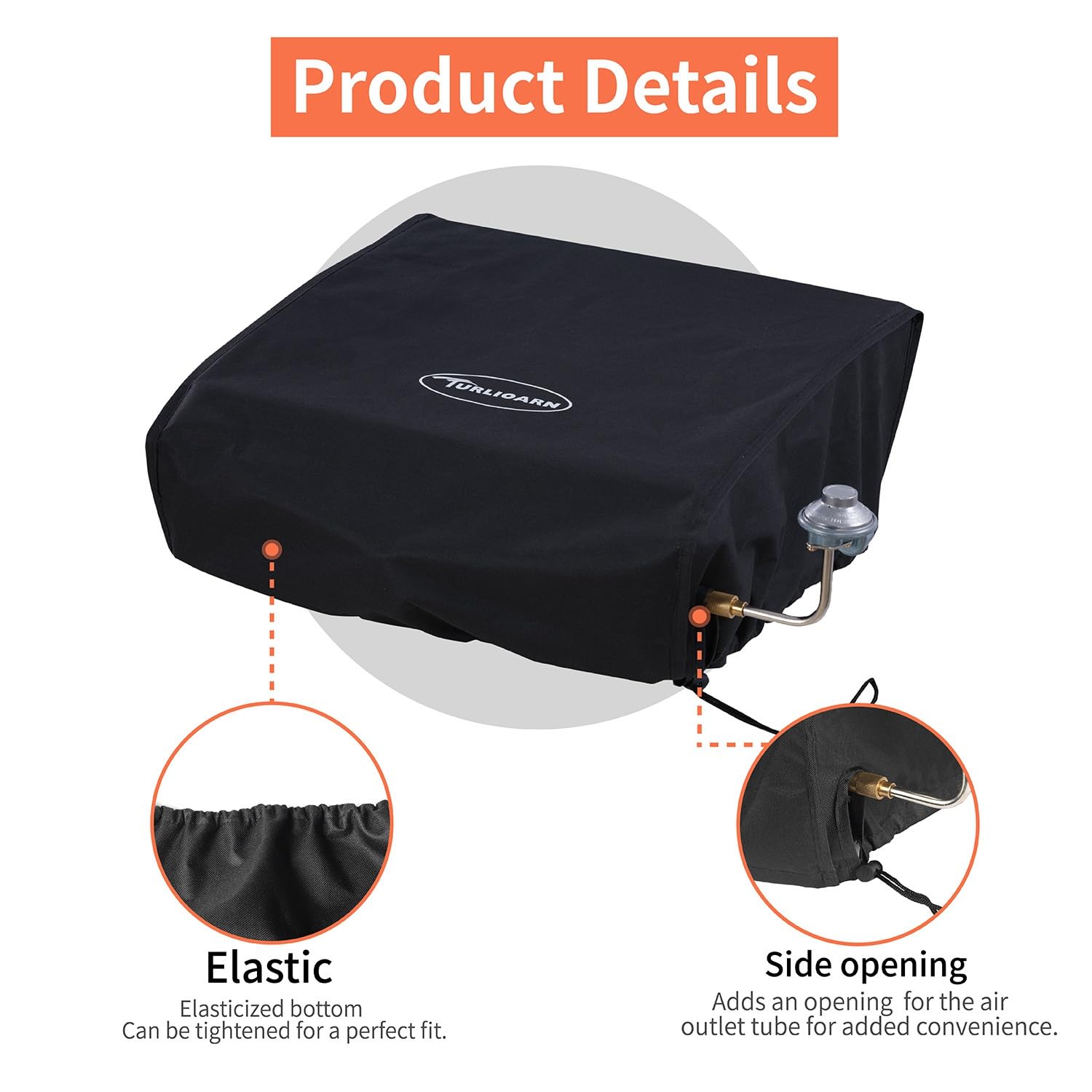 Blackstone 17 Inch Griddle Cover - Heavy Duty 600D Polyester Waterproof Gas Grill Cover for 17