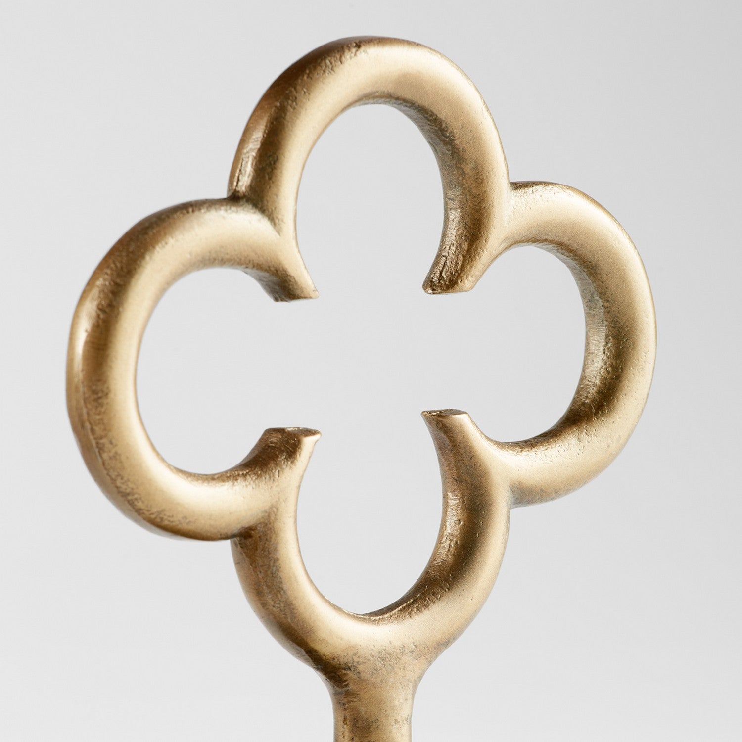 Cyan Design 11519 Folium Sculpture - Antique Brass Large Home Decor, Modern Tabletop Art Piece for Living Room, Office & Shelf Display