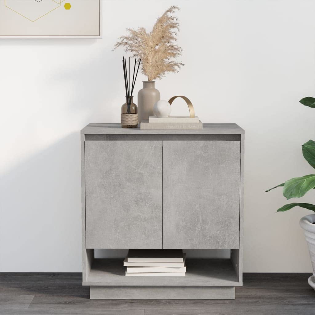 Freestanding Accent Storage Cabinet with Doors & Shelves - Modern Buffet Sideboard Console Table for Hallway, Entryway, Living Room - 27.6