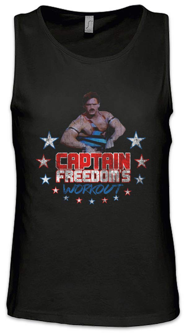 Urban Backwoods Captain Freedom's Workout Tank Top for Men - Gym Shirt, Muscle Tee for Training & Fitness - Perfect for Workouts, Running & Outdoor Activities
