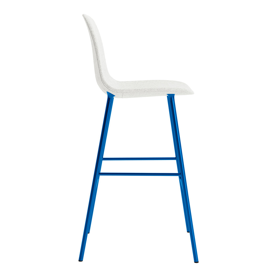 Modern Form Bar Chair - Fully Upholstered Counter Stool with Comfortable Seat - Perfect for Kitchen Islands, Breakfast Bars & Home Bars