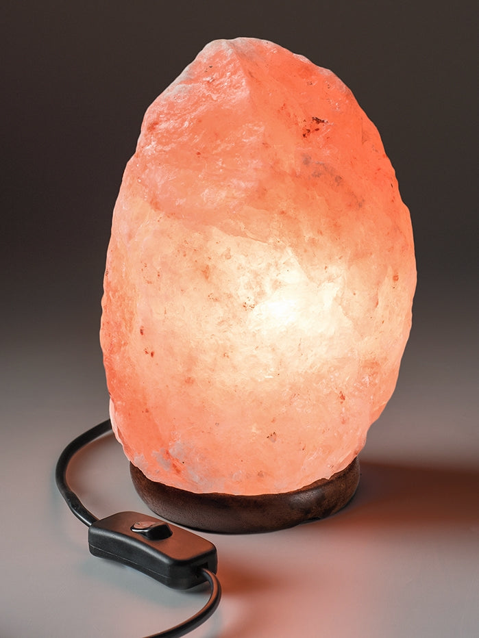Himalayan Salt Lamp - Natural Pink Rock Salt Night Light for Bedroom, Yoga & Meditation - Handcrafted Decor for Relaxation & Better Sleep