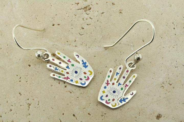 Enamel Handcrafted Drop Earrings for Women - Elegant Dangle Jewelry for Parties, Weddings & Special Occasions