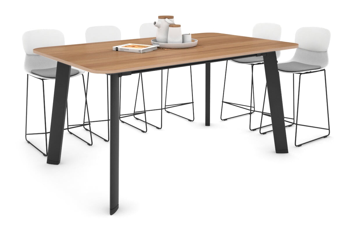 Switch Collaborative Large Counter High Table with Rounded Corners - 1800L x 1100W - Modern Office & Cafe Furniture for Workspaces & Meeting Areas