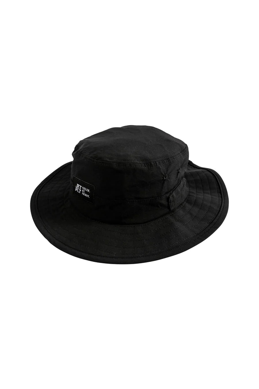 Jet Lite Men's Wide Brim Sun Hat - UPF 50+ UV Protection Outdoor Safari Hat for Hiking, Fishing & Beach - Adjustable Chin Strap - Black
