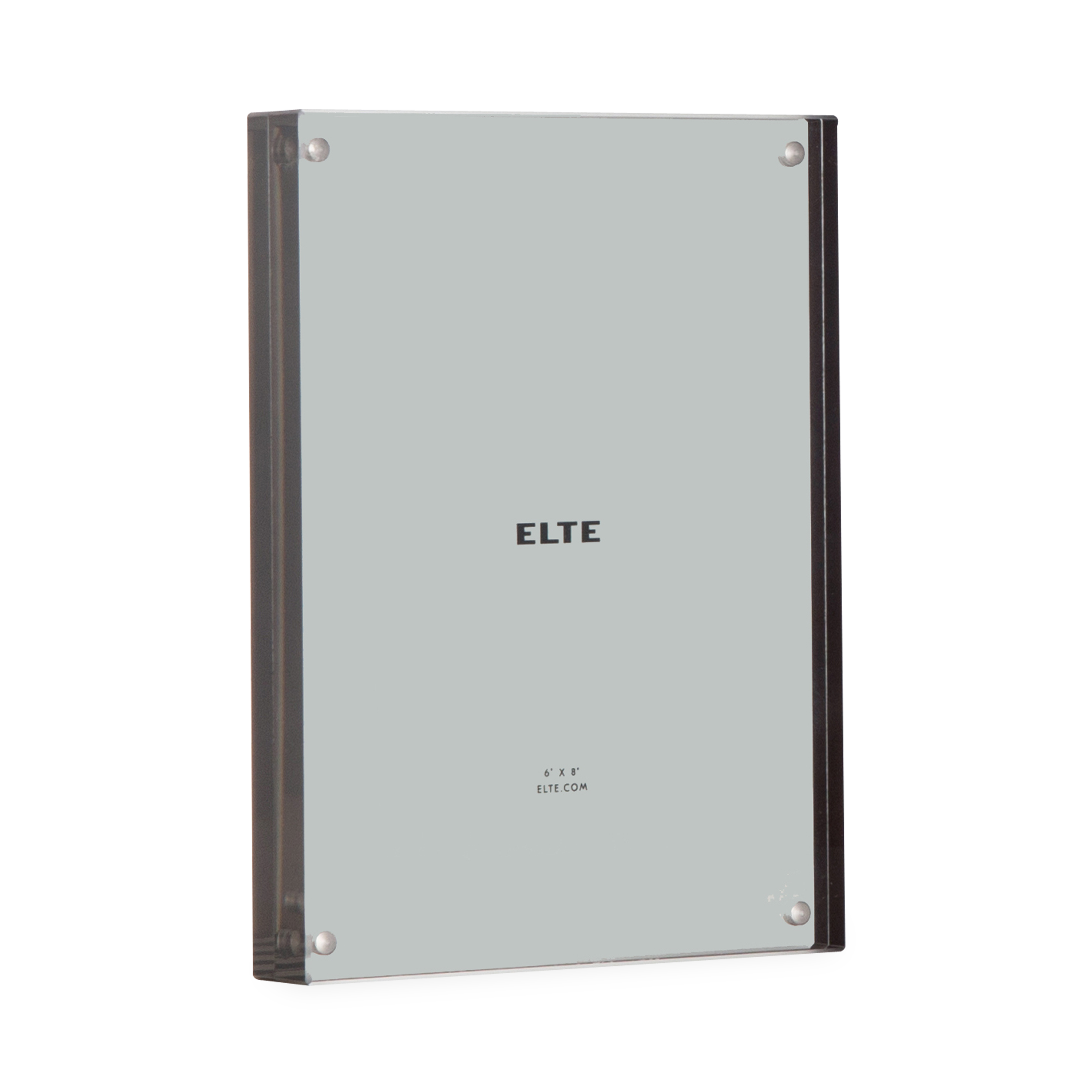 Premium Graphite Edge Magnetic Picture Frame - Perfect for Displaying Photos, Artwork, and Memories in Home, Office, or Gallery Decor