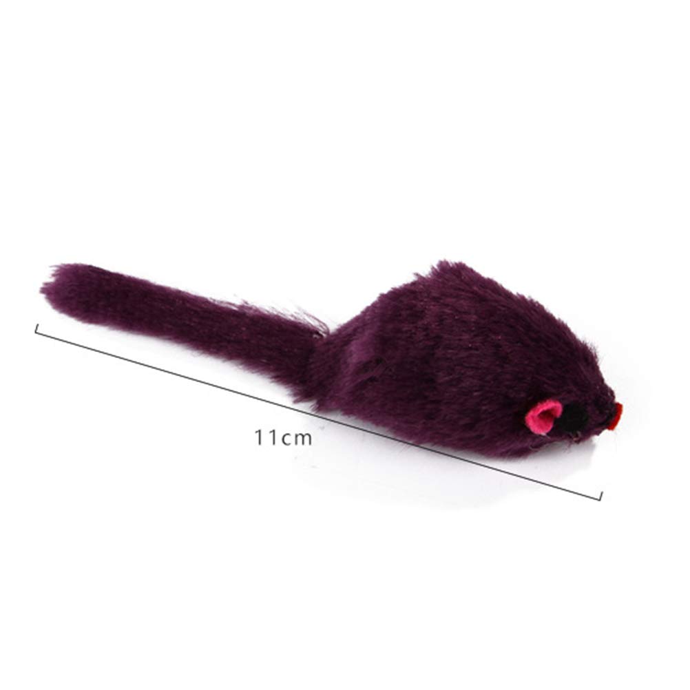 12Pcs Plush Mouse Cat Toys with Sound - Interactive Pet Toys for Kittens & Cats - Perfect for Playtime, Training & Indoor Entertainment