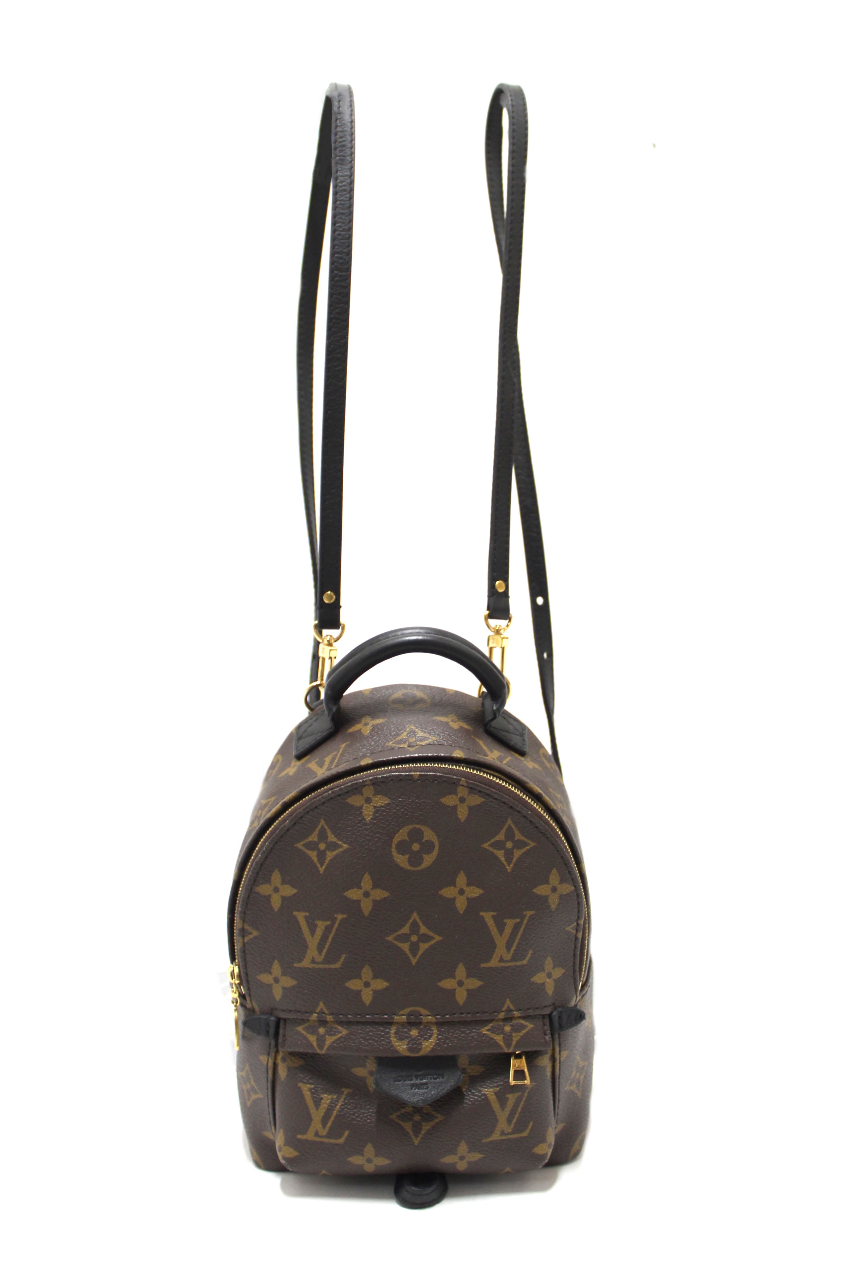 Authentic Louis Vuitton Monogram Palm Springs Mini Backpack - Luxury Designer Crossbody Bag for Women, Perfect for Travel, Shopping & Daily Use