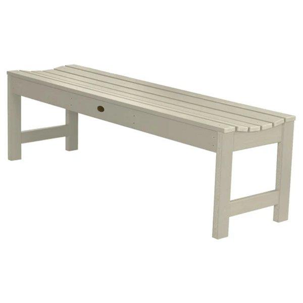 Lehigh Backless Synthetic Wood Picnic Bench - Durable Outdoor Dining Table for Patio, Garden & Park - Perfect for BBQs, Camping & Family Gatherings