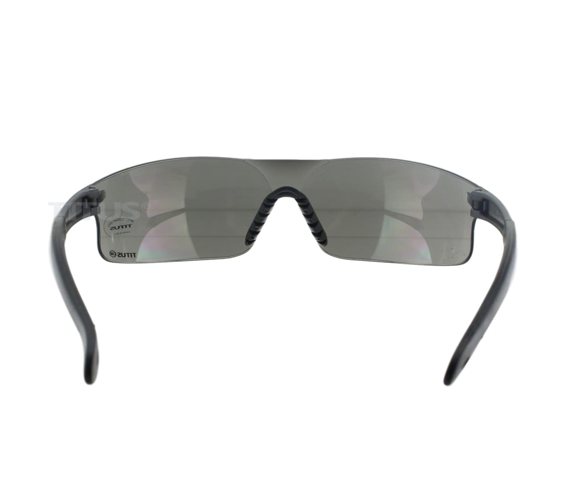 TITUS Triple Black B4 32 NRR Noise Reduction Ear Muffs with Safety Glasses - Hearing Protection for Shooting, Construction & Outdoor Sports