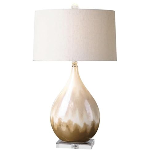 Uttermost Flavian - Stylish 1-Light Table Lamp for Living Room, Bedroom & Office Decor | Modern Accent Lighting