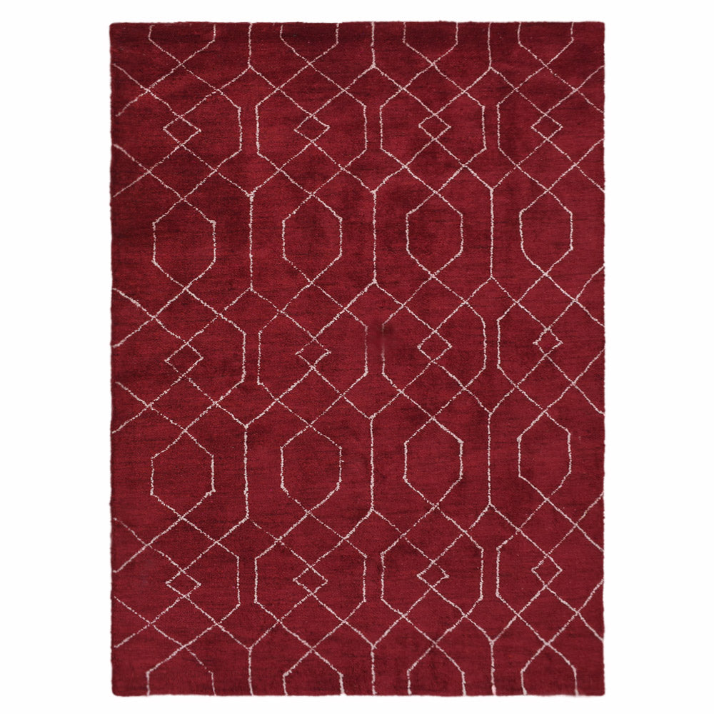 Hand Knotted Horizon Rug - Premium Wool Area Rug for Living Room, Bedroom & Dining Room - Soft & Durable Home Decor