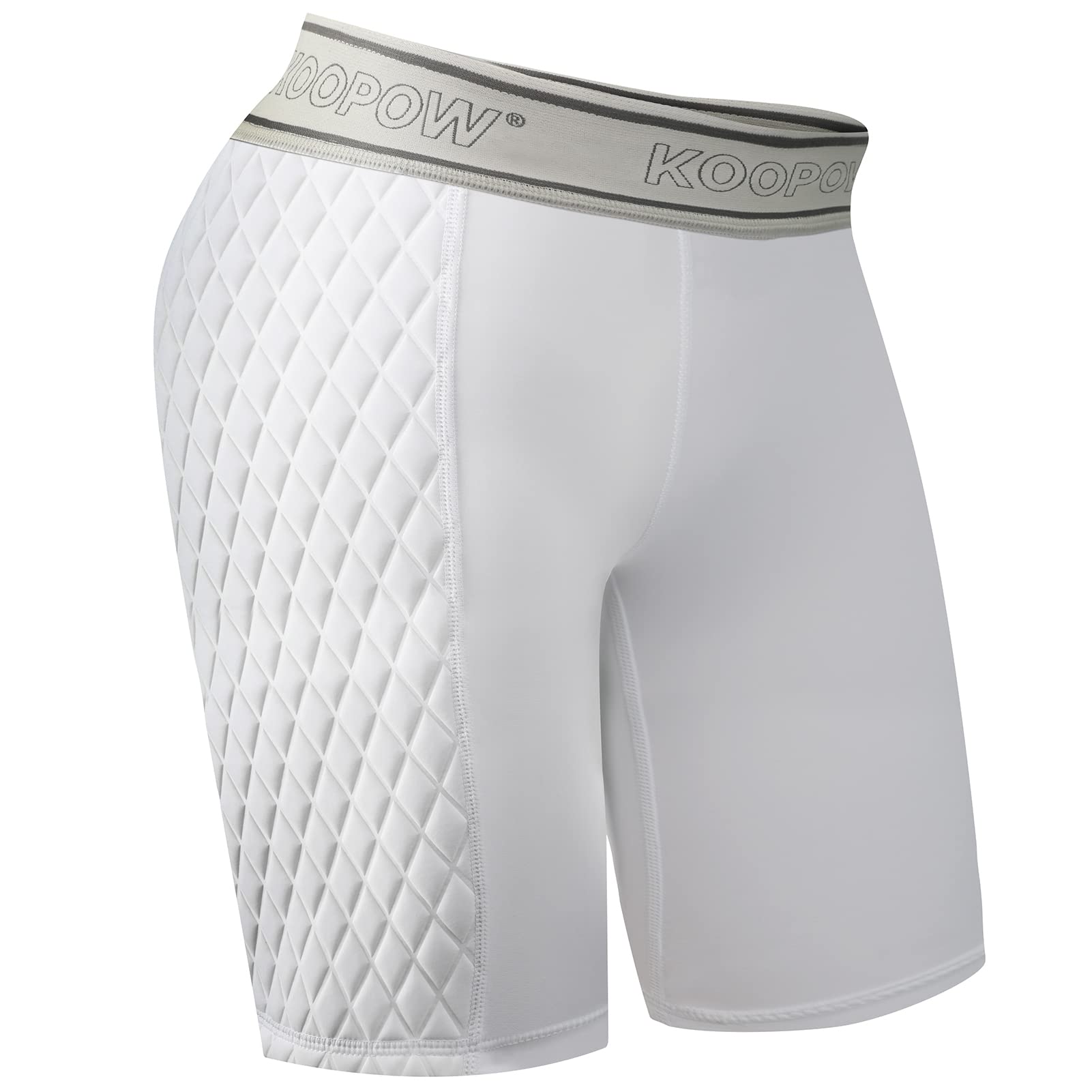 KOOPOW Women's Sliding Shorts with Padded Protection - Softball Compression Shorts with Built-in Slider Pads for Comfort & Safety - Perfect for Softball, Baseball, and Volleyball Practice
