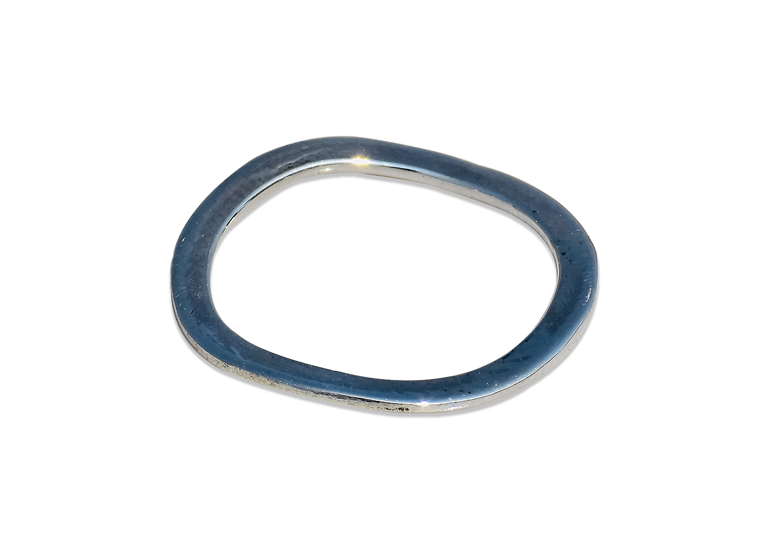 925 Sterling Silver Wave Ring - Thin Stackable Minimalist Ring for Women - Perfect for Everyday Wear, Layering & Boho Style Jewelry