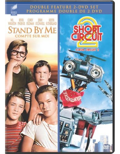 Stand by Me & Short Circuit 2 - Classic 80s Movie Double Feature DVD - Perfect for Family Movie Nights & 80s Nostalgia Lovers