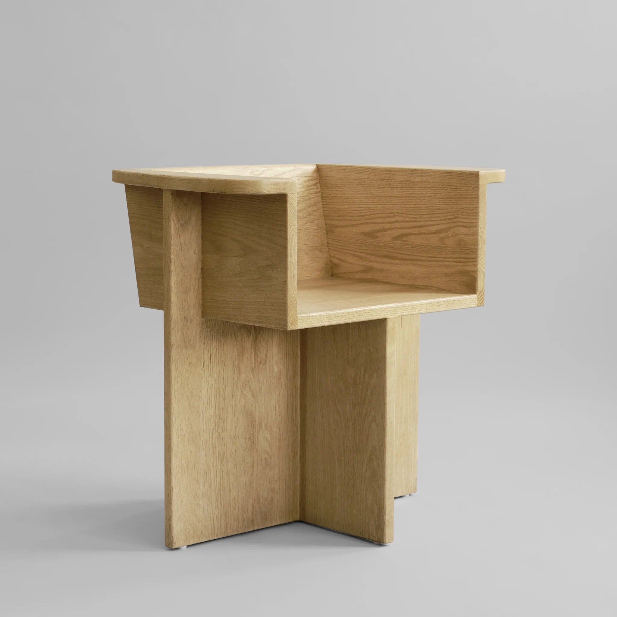 **PRE ORDER - 101 COPENHAGEN Brutus Dining Chair in Natural Oak - Modern Scandinavian Wooden Chair for Dining Room, Kitchen, or Office**