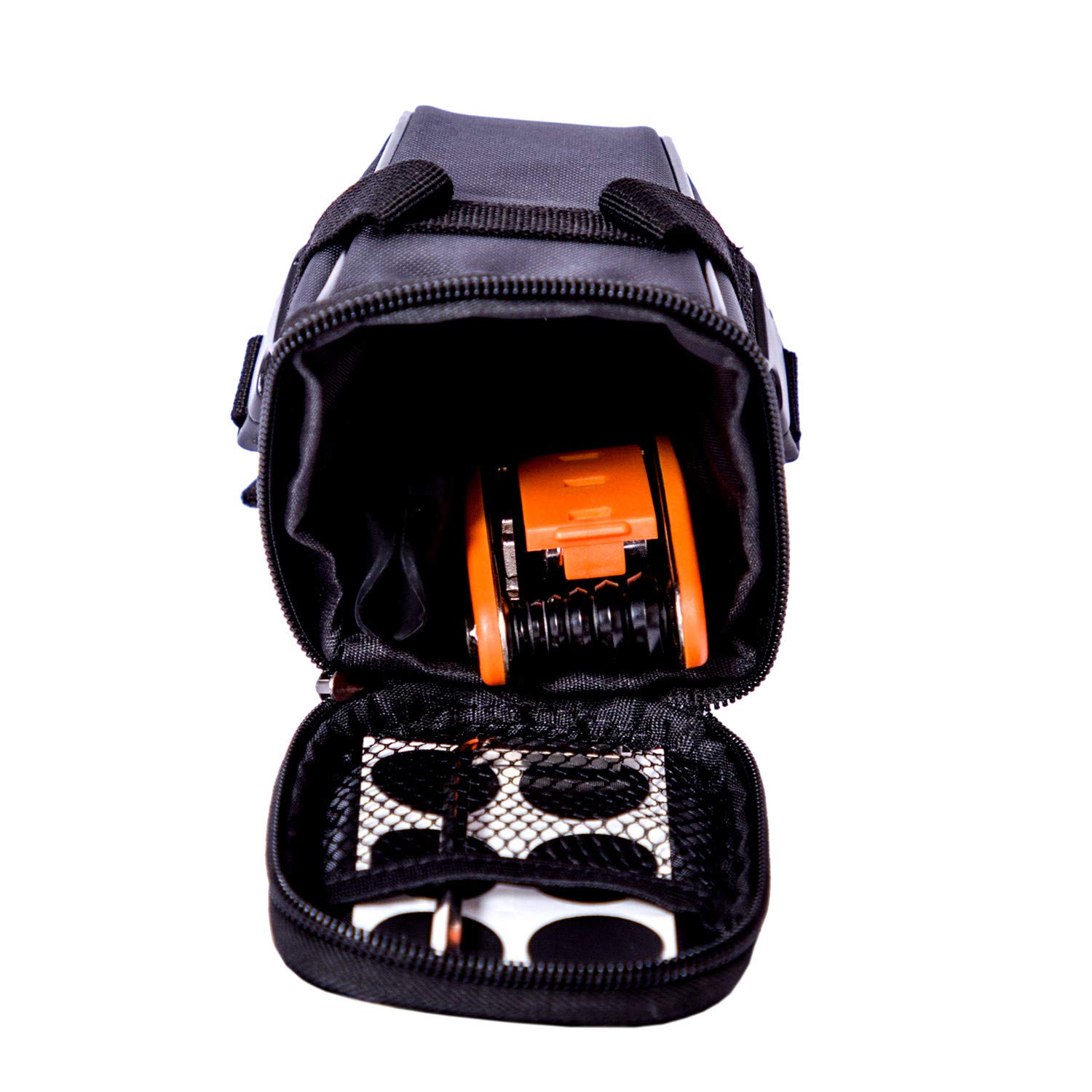 YBEKI Bike Saddle Bag - Waterproof Cycling Repair Kit with Multi-Tool, Tire Levers & Chain Tool | Compact Storage for Road/Mountain Bikes | 6 Month Warranty | Perfect for Commuting, Touring & Trail Rides