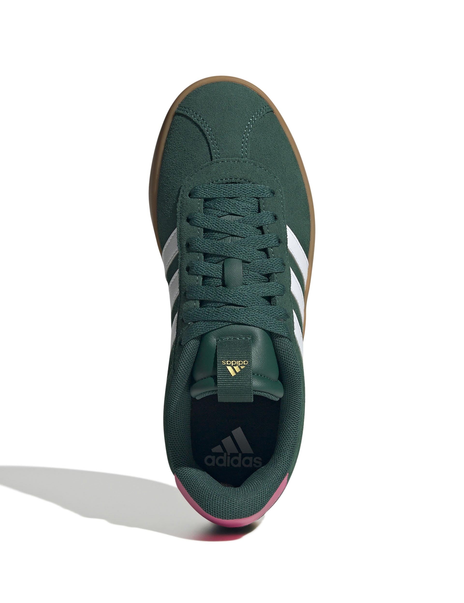 VL Court 3.0 Shoes for Men & Women - Collegiate Green/Cloud White/Pulse Magenta - Lightweight Tennis Sneakers for Running, Training & Casual Wear