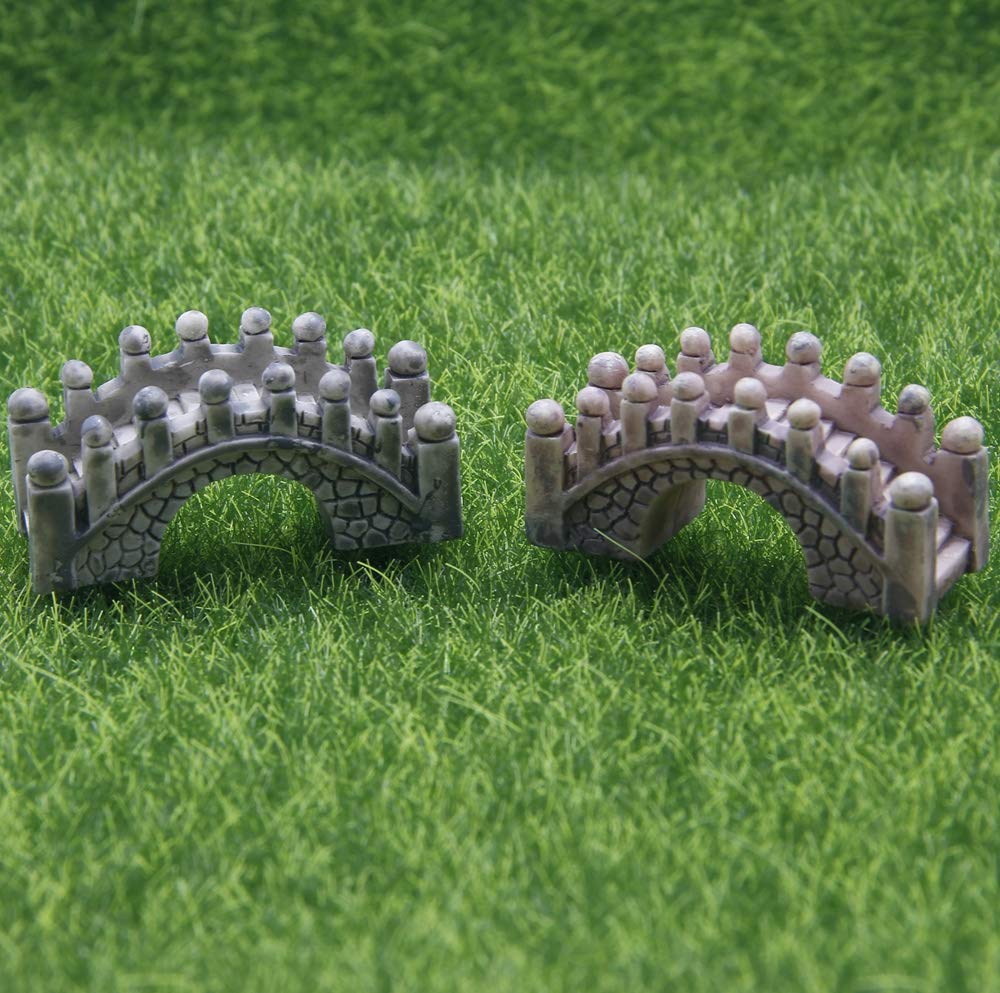 Mini Fairy Garden Accessories - Miniature Garden Decor Set with Bridges, Gnomes & Sculptures | Outdoor Zen Garden, Patio & Yard Decoration for Enchanted Landscapes