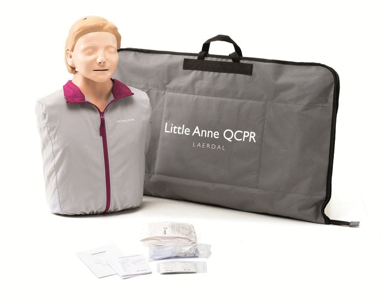 Little Anne QCPR Manikin - High-Quality CPR Training Mannequin for First Aid & Emergency Response Practice