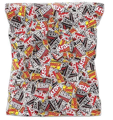 320oz Assorted Party Snack Pack - Hershey's SPECIAL DARK, KRACKEL, MR. GOODBAR & Milk Chocolate Bars Variety | Bulk Candy for Halloween, Christmas, Birthday Parties & Office Events
