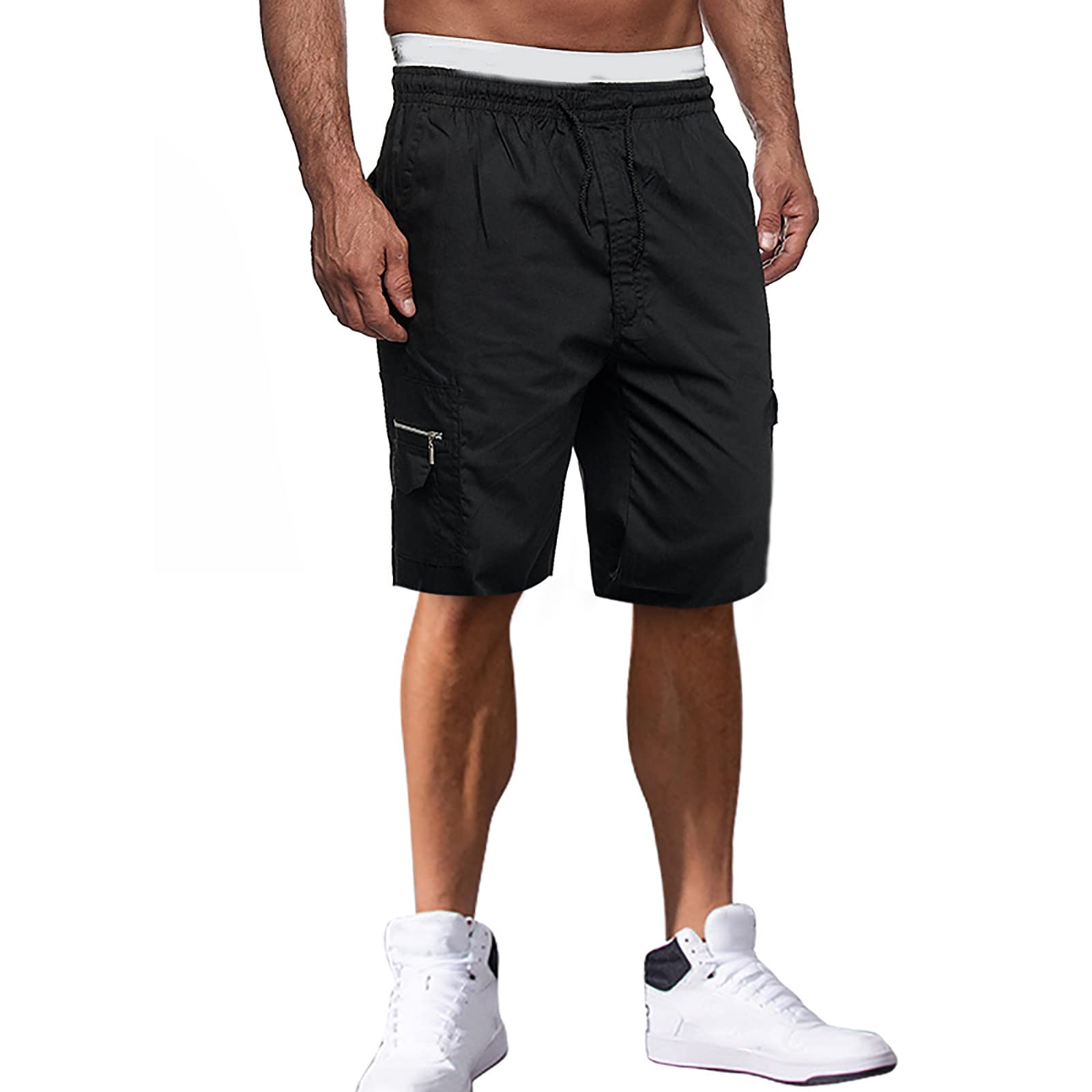 Men's Retro 90s Basketball Shorts - Quick Dry Mesh for Sports & Gym