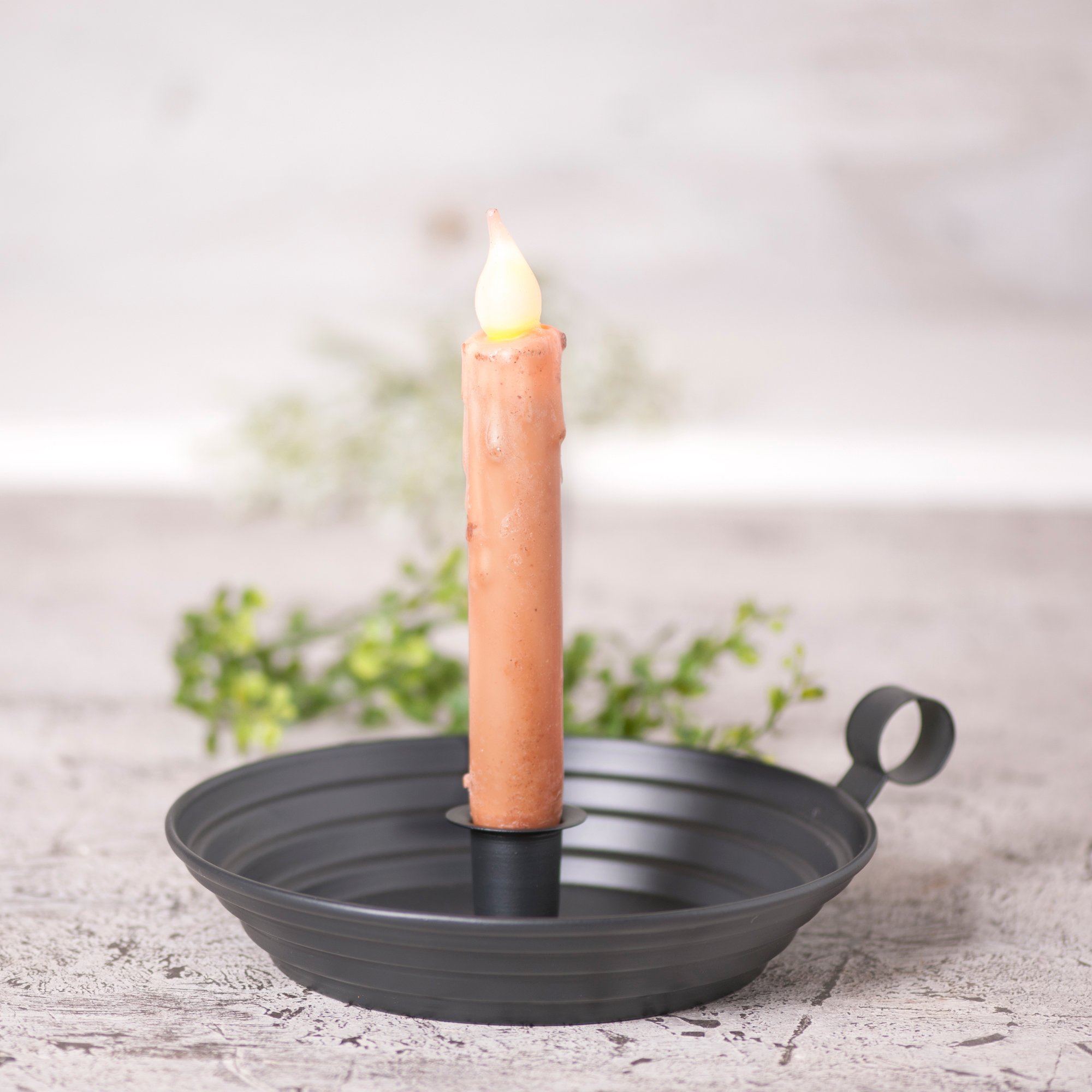 Vintage Colonial Style Tin Candle Holder - Rustic Country Home Decor for Farmhouse, Cottage & Wedding Centerpieces
