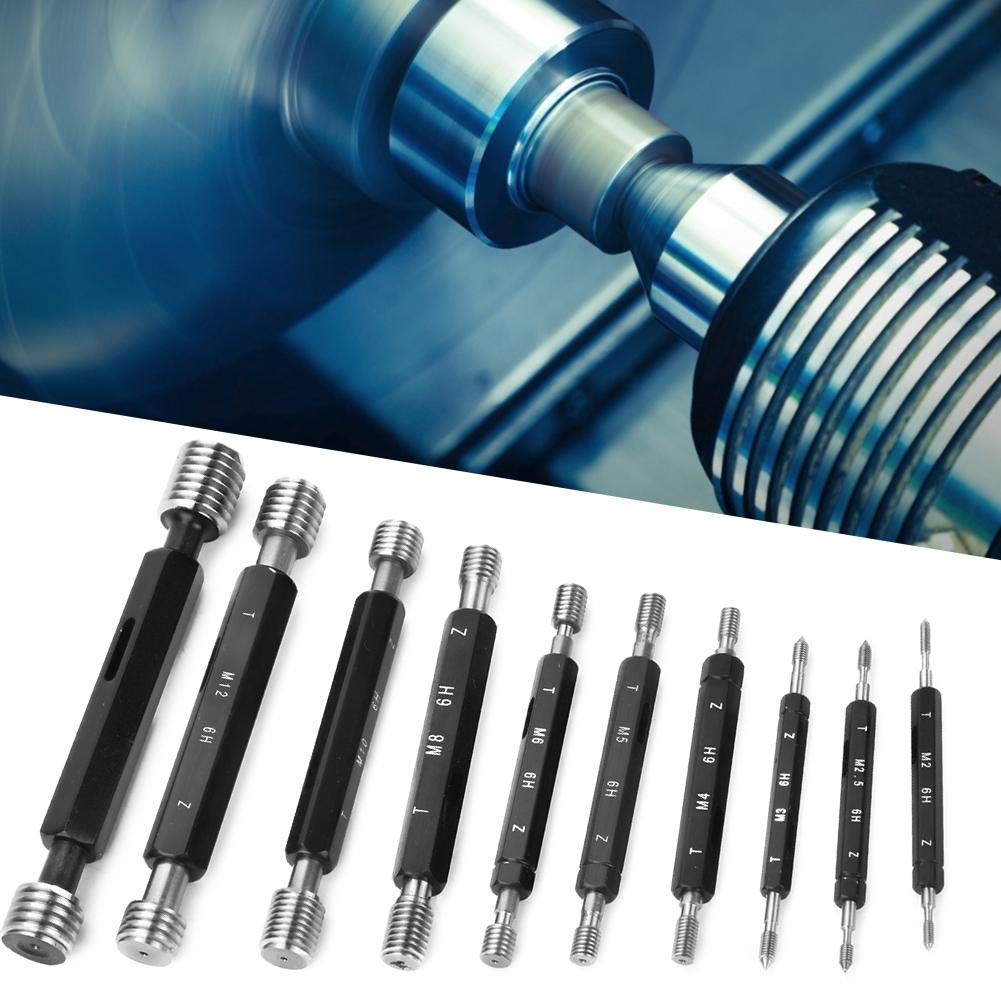 Metric Thread Plug Gauge - Precision Pitch Diameter Measurement Tool for Industrial & Mechanical Applications | Portable & Durable Measuring Instrument for Quality Control, Manufacturing & Workshop Use