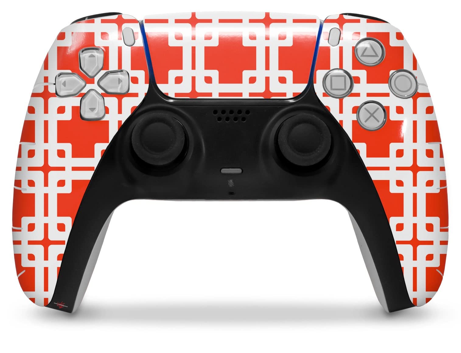 PS5 DualSense Skin Wrap - Red for Gaming & Protection