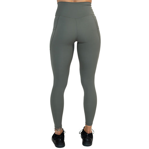 Tear It Up 2.0 High-Waisted Yoga Leggings | Dried Sage Color | Perfect for Workouts, Running & Lounge Wear